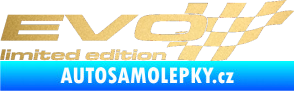 Samolepka Evo limited edition pravá zlatá metalíza