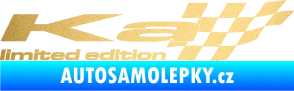 Samolepka Ka limited edition pravá zlatá metalíza