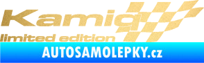 Samolepka Kamiq limited edition pravá zlatá metalíza