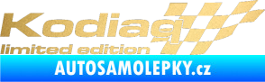 Samolepka Kodiaq limited edition pravá zlatá metalíza