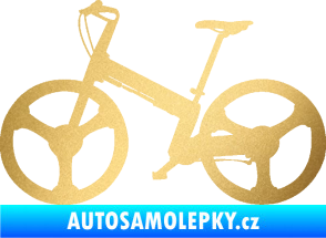 Samolepka Kolo 002 levá zlatá metalíza
