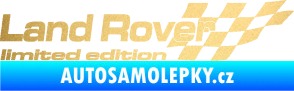 Samolepka Land Rover limited edition pravá zlatá metalíza