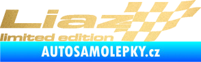 Samolepka Liaz limited edition pravá zlatá metalíza