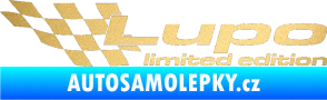 Samolepka Lupo limited edition levá zlatá metalíza
