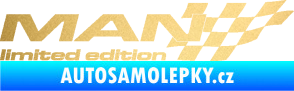 Samolepka MAN limited edition pravá zlatá metalíza