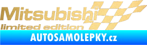 Samolepka Mitsubishi limited edition pravá zlatá metalíza