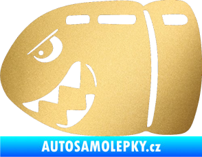 Samolepka Náboj 002 levá zlatá metalíza