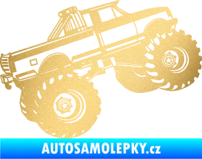 Samolepka Off Road 003 pravá zlatá metalíza