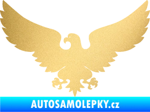 Samolepka Orlice 001 levá zlatá metalíza