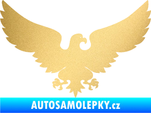 Samolepka Orlice 001 pravá zlatá metalíza