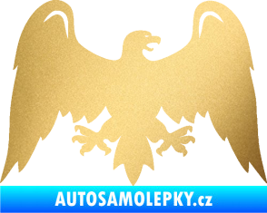 Samolepka Orlice 007 pravá zlatá metalíza