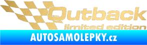 Samolepka Outback limited edition levá zlatá metalíza