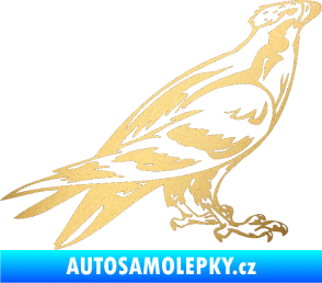 Samolepka Predators 006 pravá zlatá metalíza