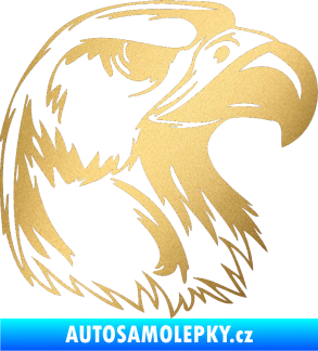 Samolepka Predators 014 pravá zlatá metalíza