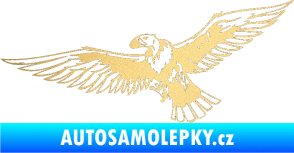 Samolepka Predators 028 levá sup zlatá metalíza