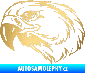 Samolepka Predators 031 levá zlatá metalíza