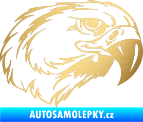 Samolepka Predators 031 pravá zlatá metalíza