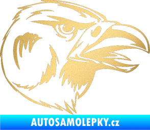 Samolepka Predators 037 pravá zlatá metalíza