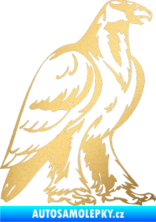 Samolepka Predators 040 pravá orel zlatá metalíza