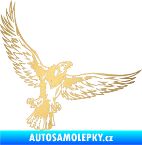 Samolepka Predators 044 pravá zlatá metalíza