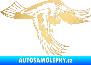 Samolepka Predators 048 pravá zlatá metalíza