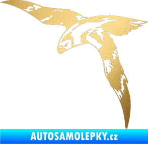 Samolepka Predators 062 levá zlatá metalíza