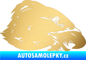 Samolepka Predators 064 pravá zlatá metalíza
