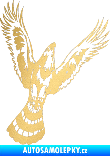 Samolepka Predators 078 pravá zlatá metalíza