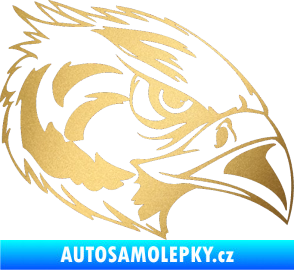 Samolepka Predators 084 pravá zlatá metalíza