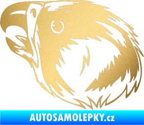 Samolepka Predators 095 levá zlatá metalíza