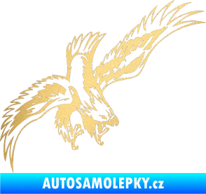 Samolepka Predators 098 pravá zlatá metalíza