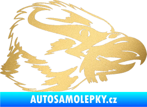 Samolepka Predators 099 pravá zlatá metalíza