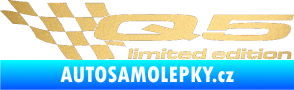 Samolepka Q5 limited edition levá zlatá metalíza