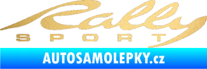 Samolepka Rally sport 002 zlatá metalíza