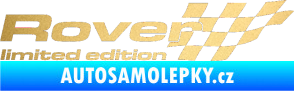 Samolepka Rover limited edition pravá zlatá metalíza