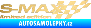 Samolepka S-MAX limited edition pravá zlatá metalíza