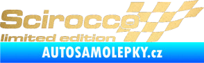 Samolepka Scirocco limited edition pravá zlatá metalíza