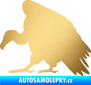 Samolepka Sup 001 levá zlatá metalíza