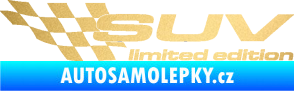 Samolepka SUV limited edition levá zlatá metalíza
