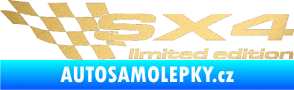 Samolepka SX4 limited edition levá zlatá metalíza