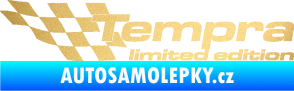 Samolepka Tempra limited edition levá zlatá metalíza