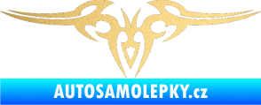 Samolepka Tetování 006 zlatá metalíza