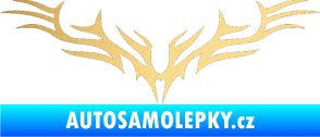 Samolepka Tetování 008 zlatá metalíza