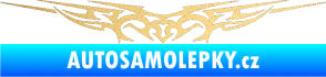 Samolepka Tetování 015 zlatá metalíza