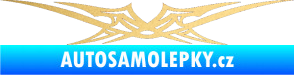 Samolepka Tetování 016 zlatá metalíza