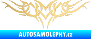 Samolepka Tetování 021 zlatá metalíza