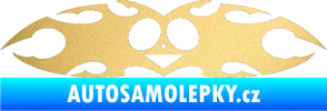 Samolepka Tetování 038 zlatá metalíza