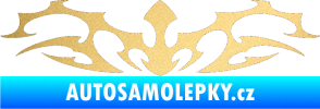 Samolepka Tetování 043 zlatá metalíza