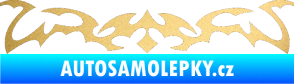 Samolepka Tetování 049 zlatá metalíza