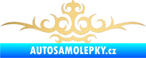 Samolepka Tetování 051 zlatá metalíza